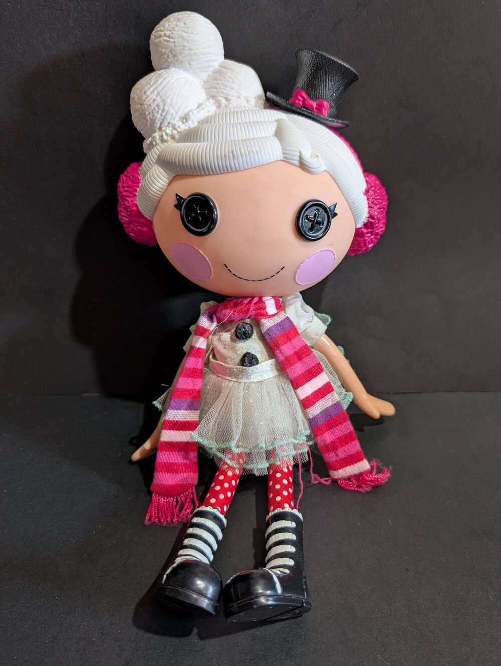 Lalaloopsy Winter Snowflake Large Doll 12" Outfit Dress Shoes Scarf